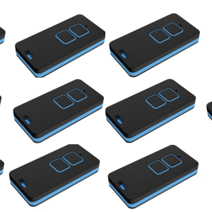 Kit de 10 Controles Negro Azul Ppa Zap 2 Botones