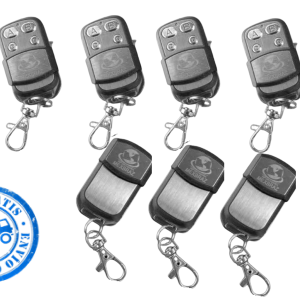 Kit de 10 Pza Control Llavero Plata